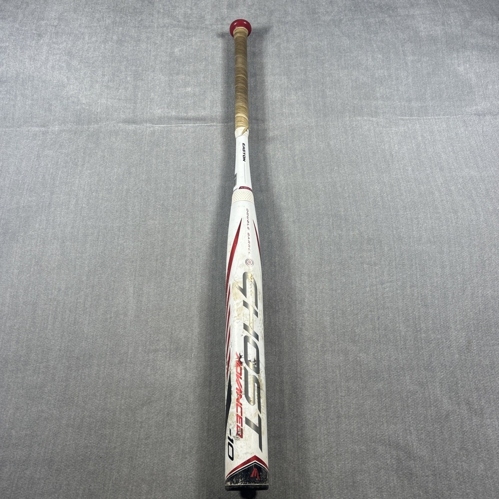 2023 Easton Ghost Advanced 33 -10 Double Barrel Fastpitch Softball Bat White